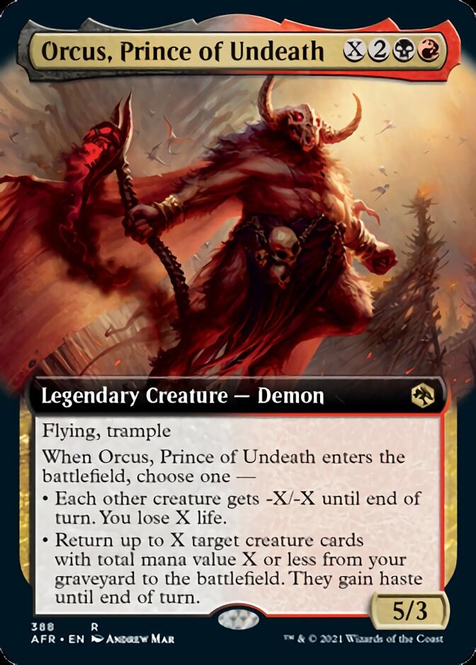 Orcus, Prince of Undeath (Extended Art) [Dungeons & Dragons: Adventures in the Forgotten Realms] | Game Grid - Logan