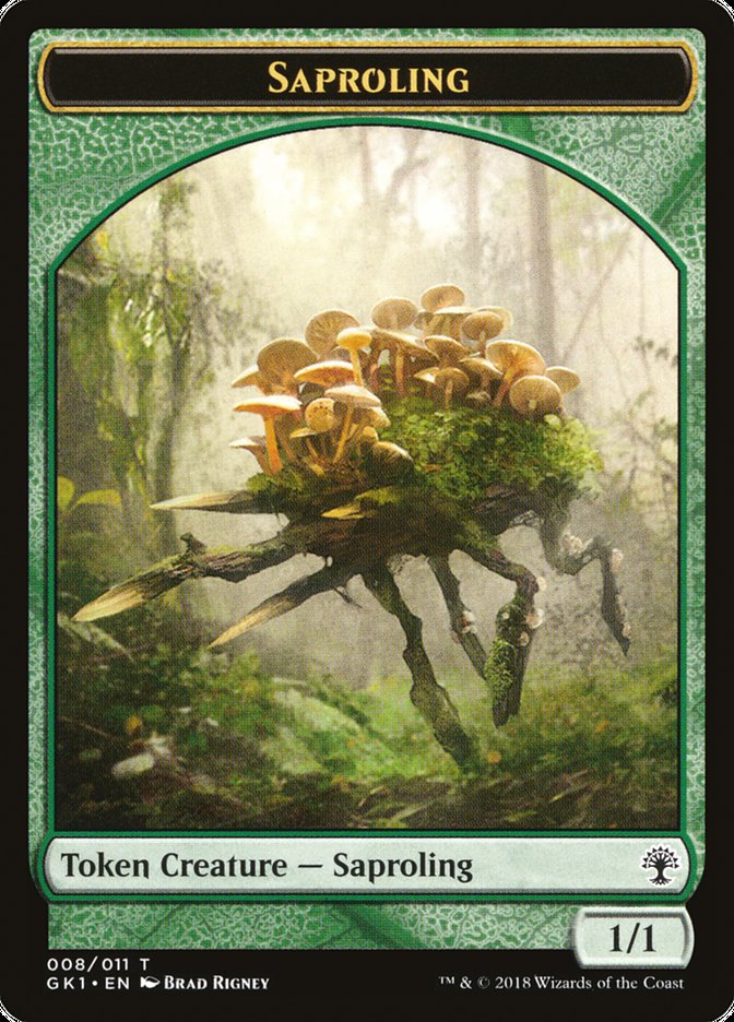 Voja // Saproling Double-Sided Token [Guilds of Ravnica Guild Kit Tokens] | Game Grid - Logan