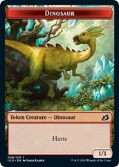 Dinosaur // Human Soldier (003) Double-Sided Token [Ikoria: Lair of Behemoths Tokens] | Game Grid - Logan