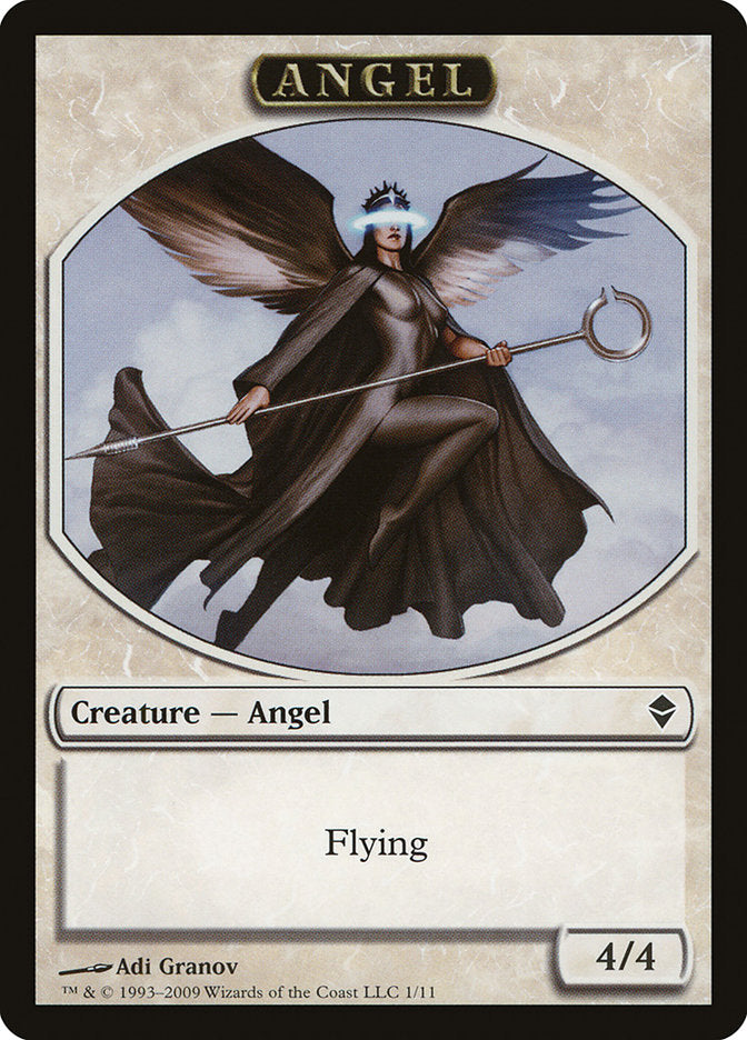 Angel Token [Zendikar Tokens] | Game Grid - Logan