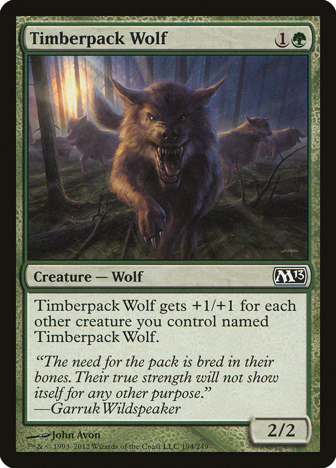 Timberpack Wolf [Magic 2013] | Game Grid - Logan