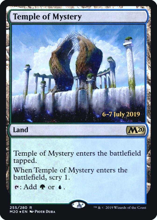 Temple of Mystery [Core Set 2020 Prerelease Promos] | Game Grid - Logan