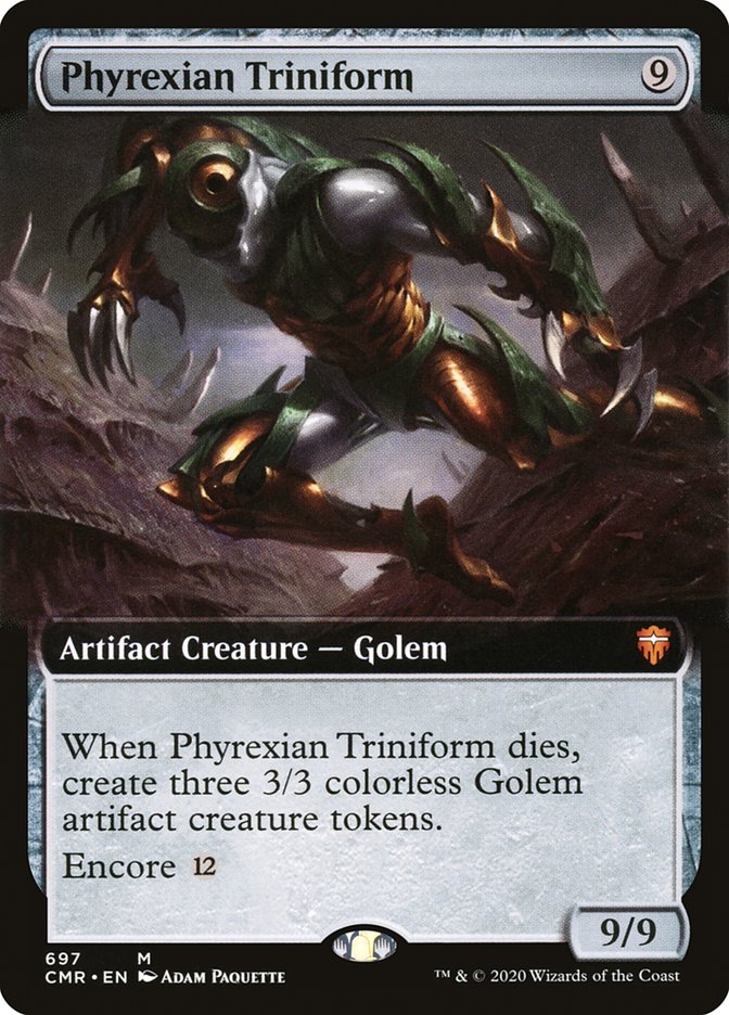 Phyrexian Triniform (Extended Art) [Commander Legends] | Game Grid - Logan