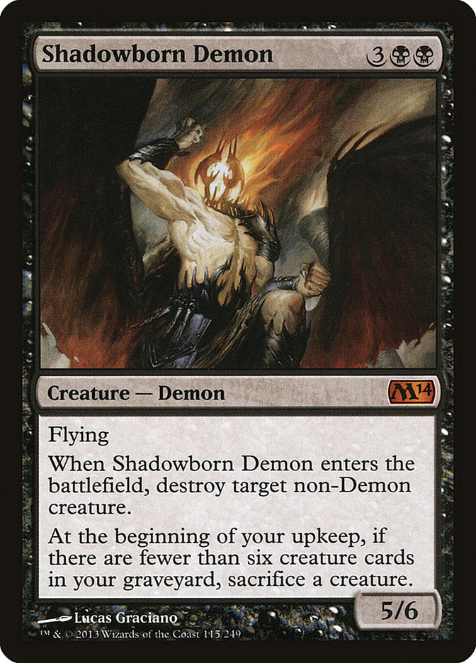 Shadowborn Demon [Magic 2014] | Game Grid - Logan