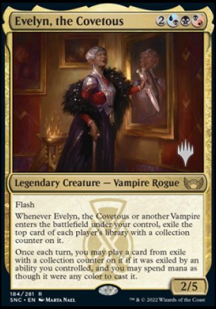 Evelyn, the Covetous (Promo Pack) [Streets of New Capenna Promos] | Game Grid - Logan