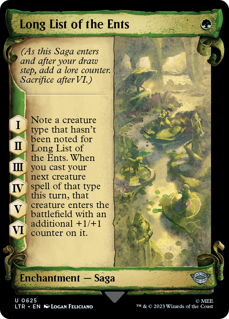 Long List of the Ents [The Lord of the Rings: Tales of Middle-Earth Showcase Scrolls] | Game Grid - Logan