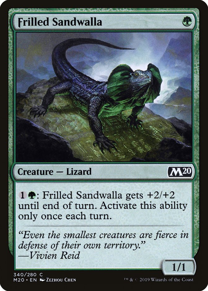 Frilled Sandwalla [Core Set 2020] | Game Grid - Logan