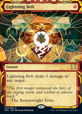 Lightning Bolt (Foil Etched) [Strixhaven: School of Mages Mystical Archive] | Game Grid - Logan