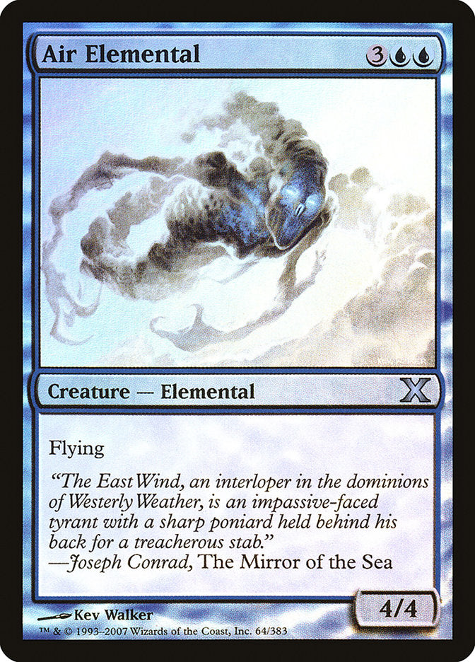 Air Elemental (Premium Foil) [Tenth Edition] | Game Grid - Logan