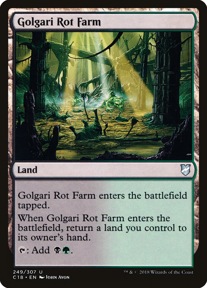 Golgari Rot Farm [Commander 2018] | Game Grid - Logan