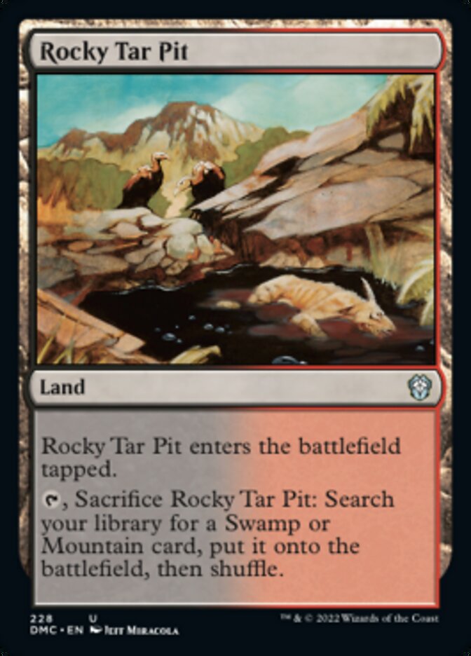 Rocky Tar Pit [Dominaria United Commander] | Game Grid - Logan