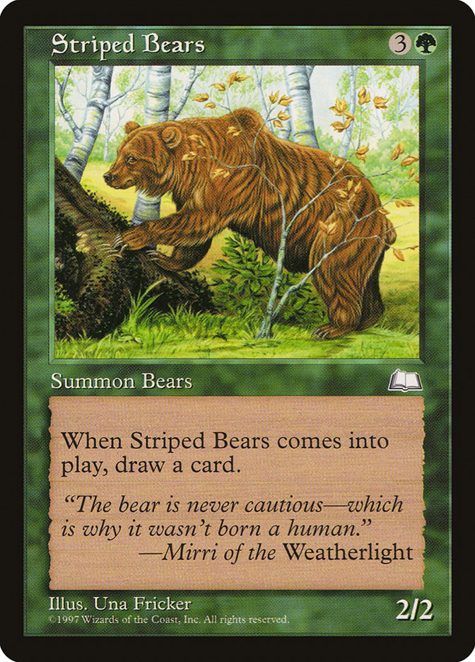 Striped Bears [Weatherlight] | Game Grid - Logan