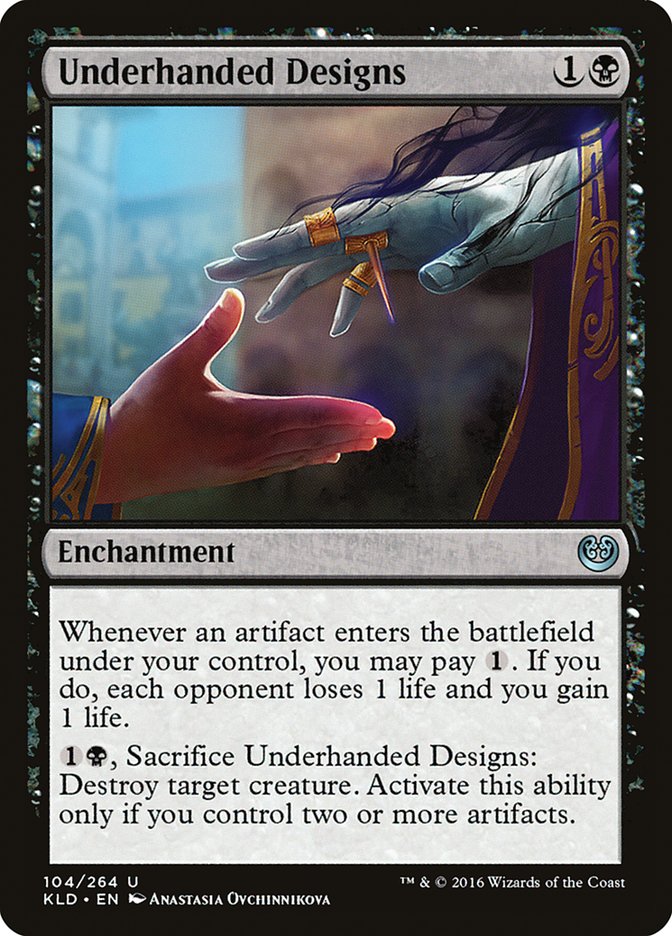 Underhanded Designs [Kaladesh] | Game Grid - Logan