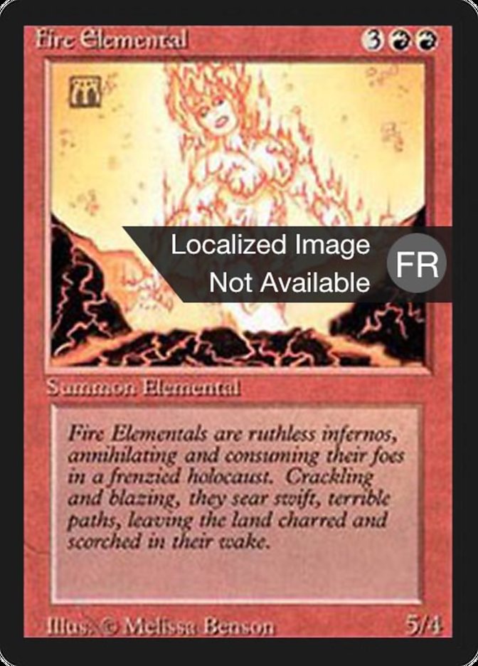 Fire Elemental [Foreign Black Border] | Game Grid - Logan