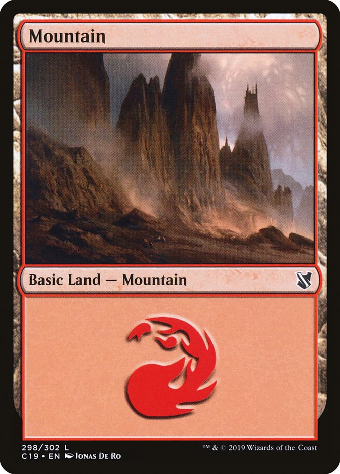 Mountain (298) [Commander 2019] | Game Grid - Logan