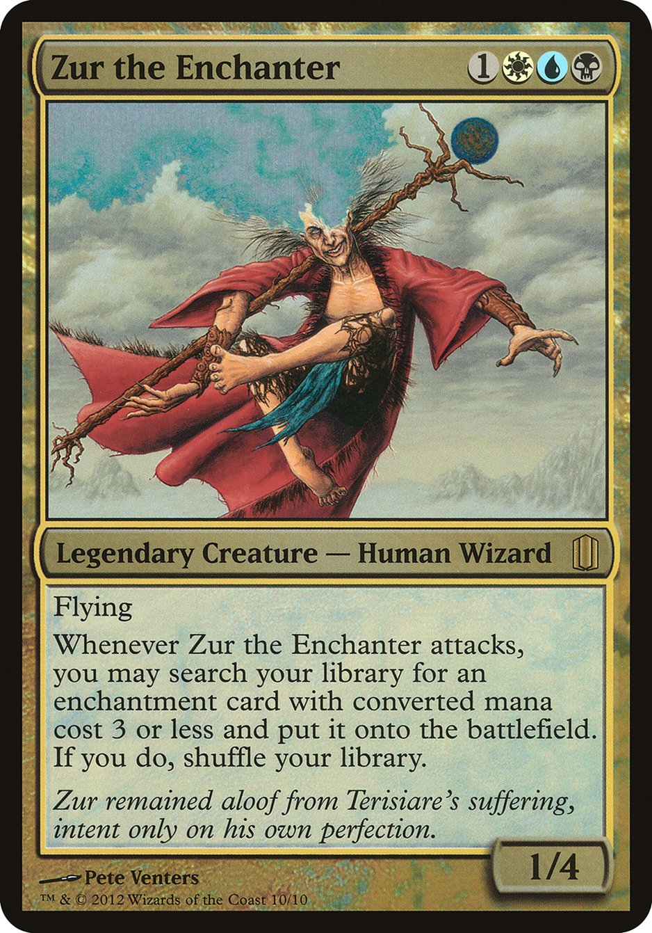 Zur the Enchanter (Oversized) [Commander's Arsenal Oversized] | Game Grid - Logan