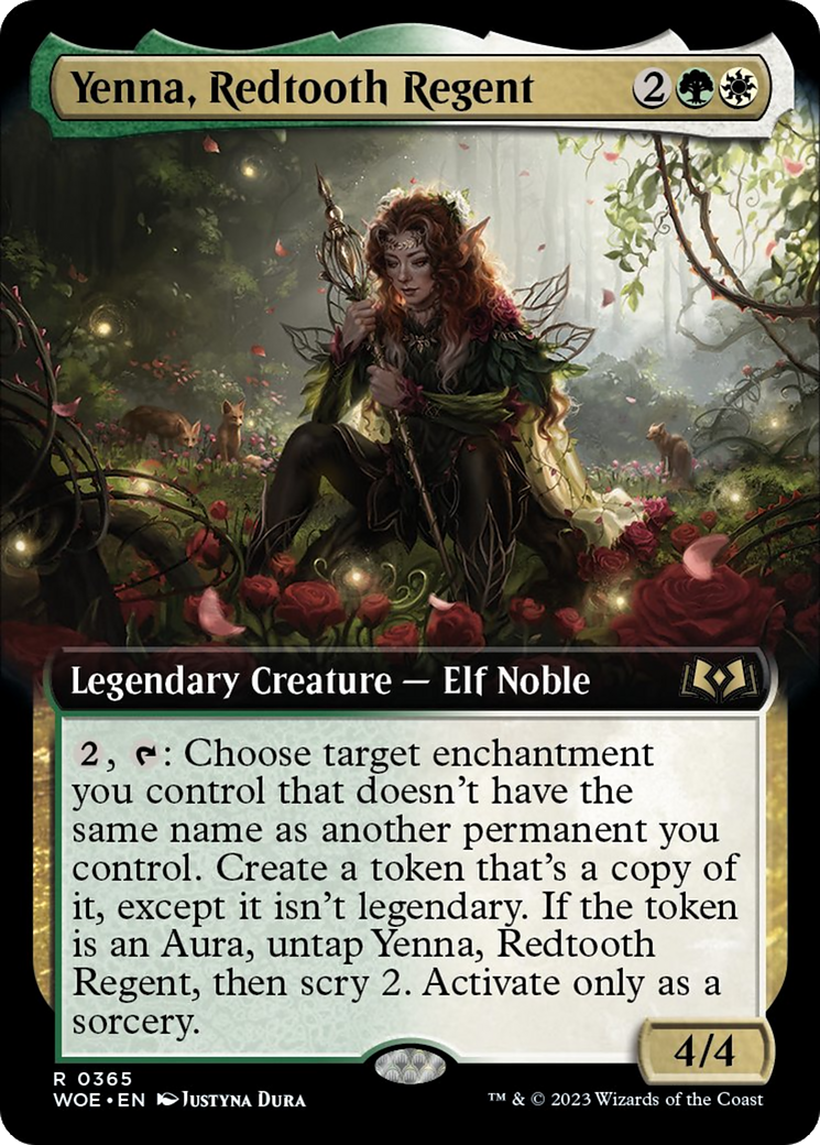 Yenna, Redtooth Regent (Extended Art) [Wilds of Eldraine] | Game Grid - Logan