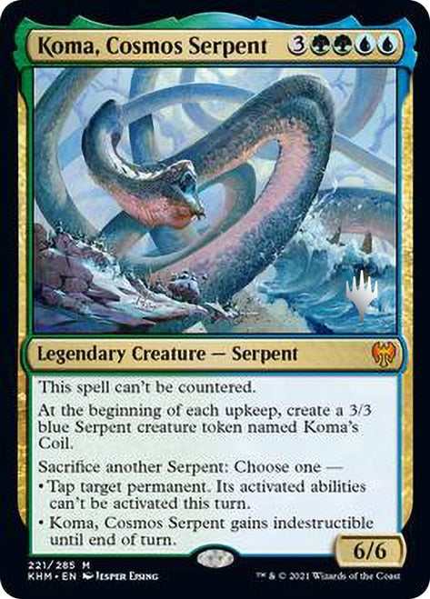 Koma, Cosmos Serpent (Promo Pack) [Kaldheim Promos] | Game Grid - Logan