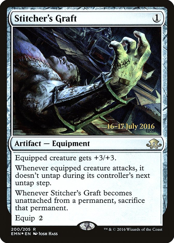 Stitcher's Graft [Eldritch Moon Prerelease Promos] | Game Grid - Logan