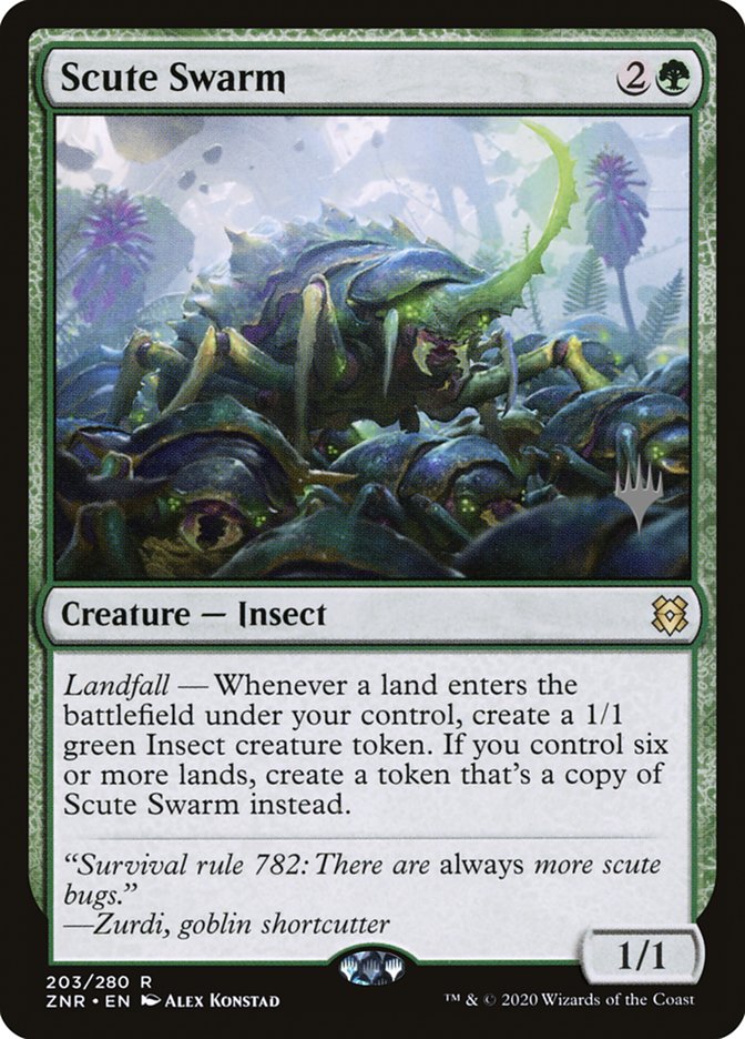 Scute Swarm (Promo Pack) [Zendikar Rising Promos] | Game Grid - Logan