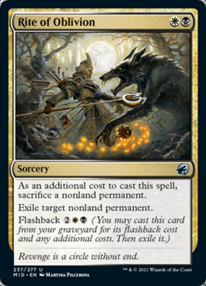 Rite of Oblivion [Innistrad: Midnight Hunt] | Game Grid - Logan