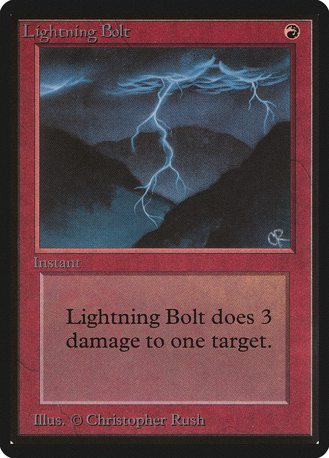 Lightning Bolt [Beta Edition] | Game Grid - Logan