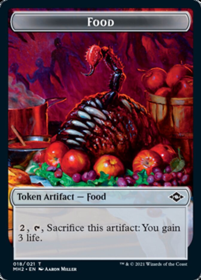 Elemental // Food (18) Double-Sided Token [Modern Horizons 2 Tokens] | Game Grid - Logan