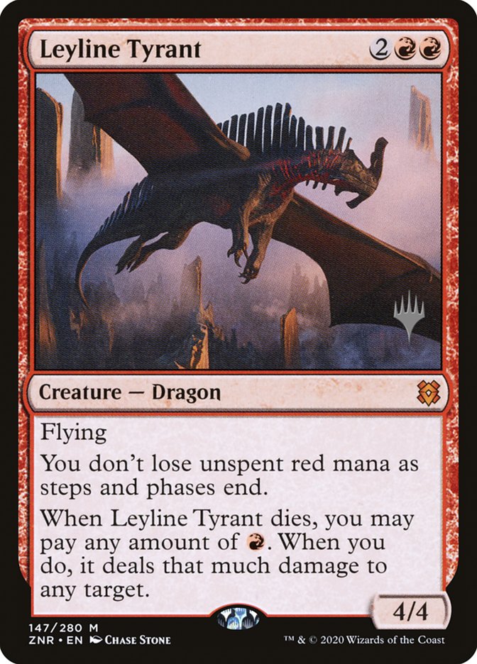 Leyline Tyrant (Promo Pack) [Zendikar Rising Promos] | Game Grid - Logan