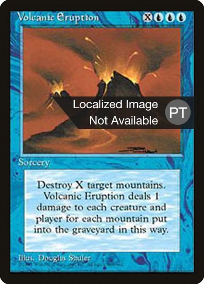 Volcanic Eruption [Fourth Edition (Foreign Black Border)] | Game Grid - Logan