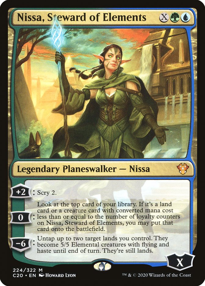 Nissa, Steward of Elements [Commander 2020] | Game Grid - Logan