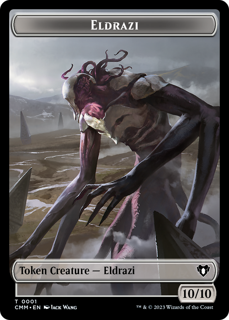 Eldrazi // Knight Double-Sided Token [Commander Masters Tokens] | Game Grid - Logan