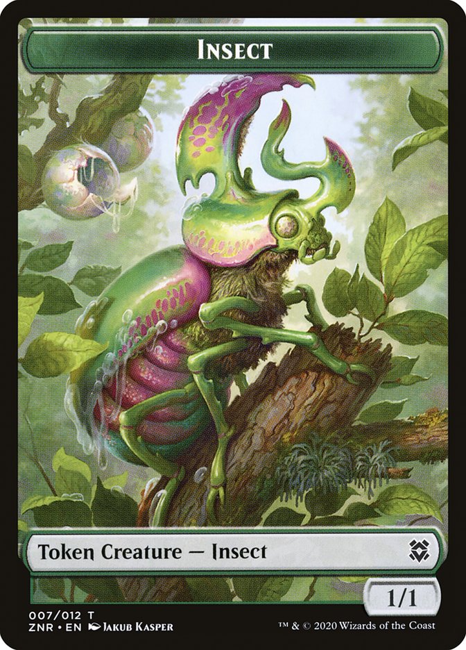 Insect Token [Zendikar Rising Tokens] | Game Grid - Logan