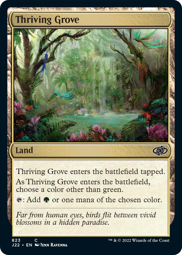 Thriving Grove [Jumpstart 2022] | Game Grid - Logan