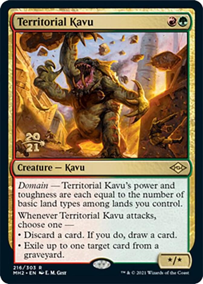 Territorial Kavu [Modern Horizons 2 Prerelease Promos] | Game Grid - Logan