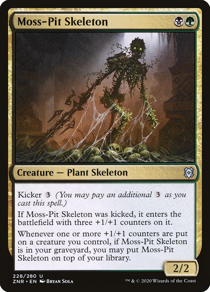 Moss-Pit Skeleton [Zendikar Rising] | Game Grid - Logan