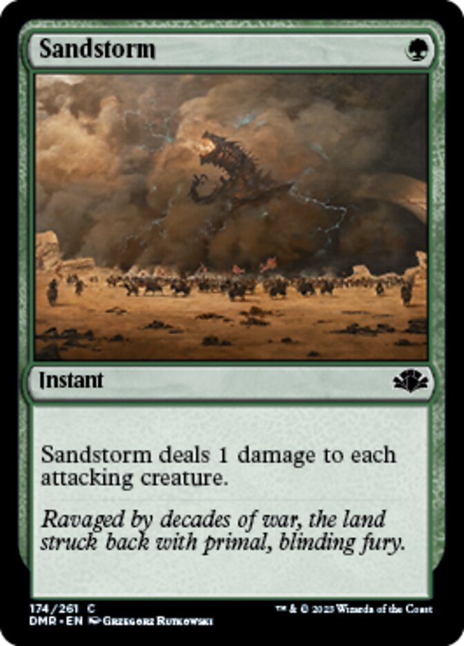 Sandstorm [Dominaria Remastered] | Game Grid - Logan