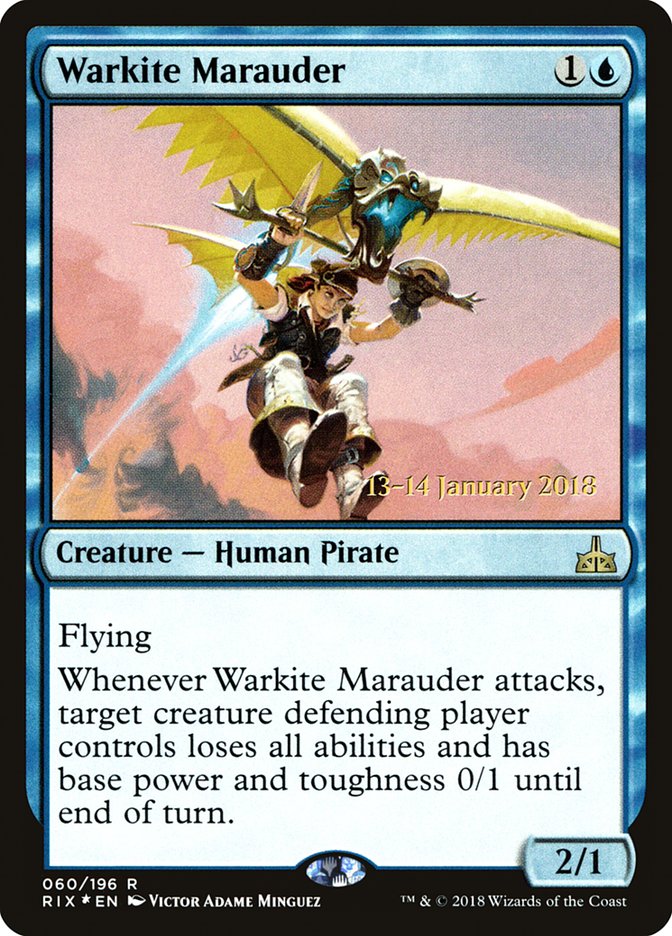 Warkite Marauder [Rivals of Ixalan Prerelease Promos] | Game Grid - Logan