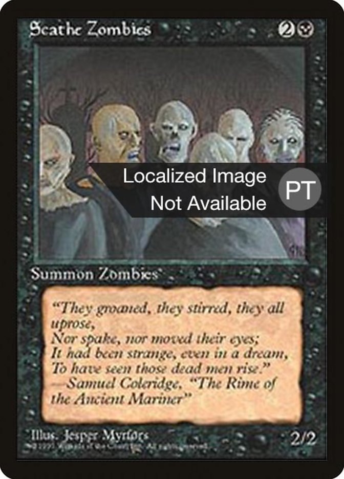 Scathe Zombies [Fourth Edition (Foreign Black Border)] | Game Grid - Logan