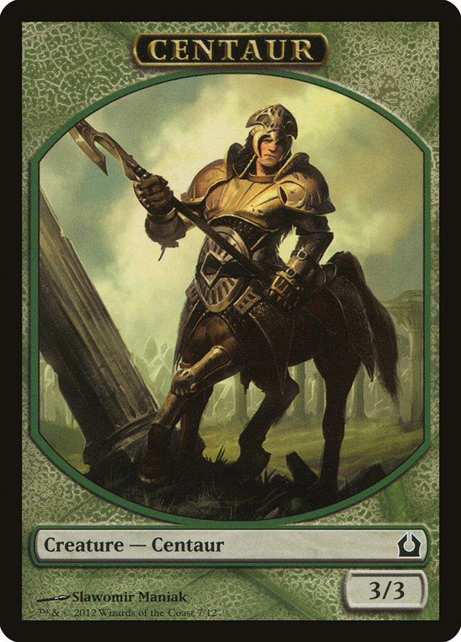 Centaur Token [Return to Ravnica Tokens] | Game Grid - Logan