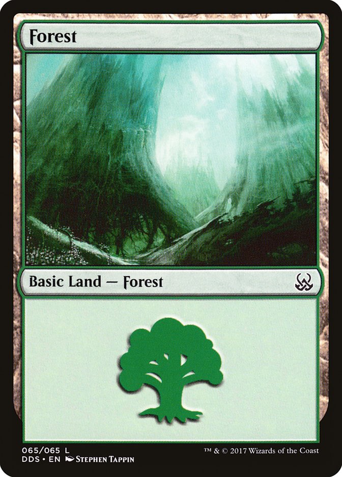 Forest (65) [Duel Decks: Mind vs. Might] | Game Grid - Logan