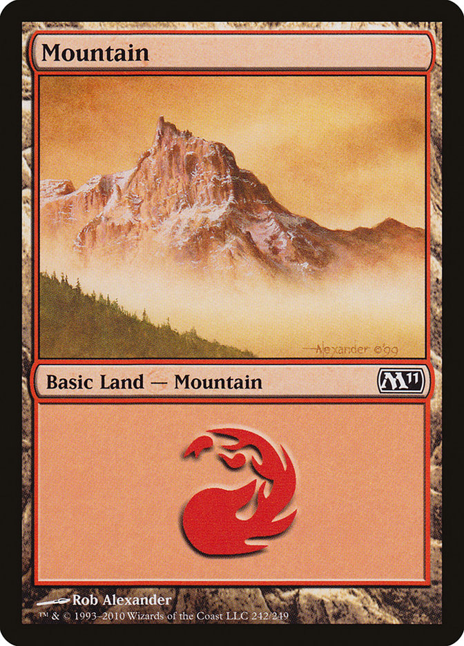 Mountain (242) [Magic 2011] | Game Grid - Logan