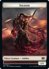 Zombie // Soldier Double-Sided Token [Double Masters 2022 Tokens] | Game Grid - Logan