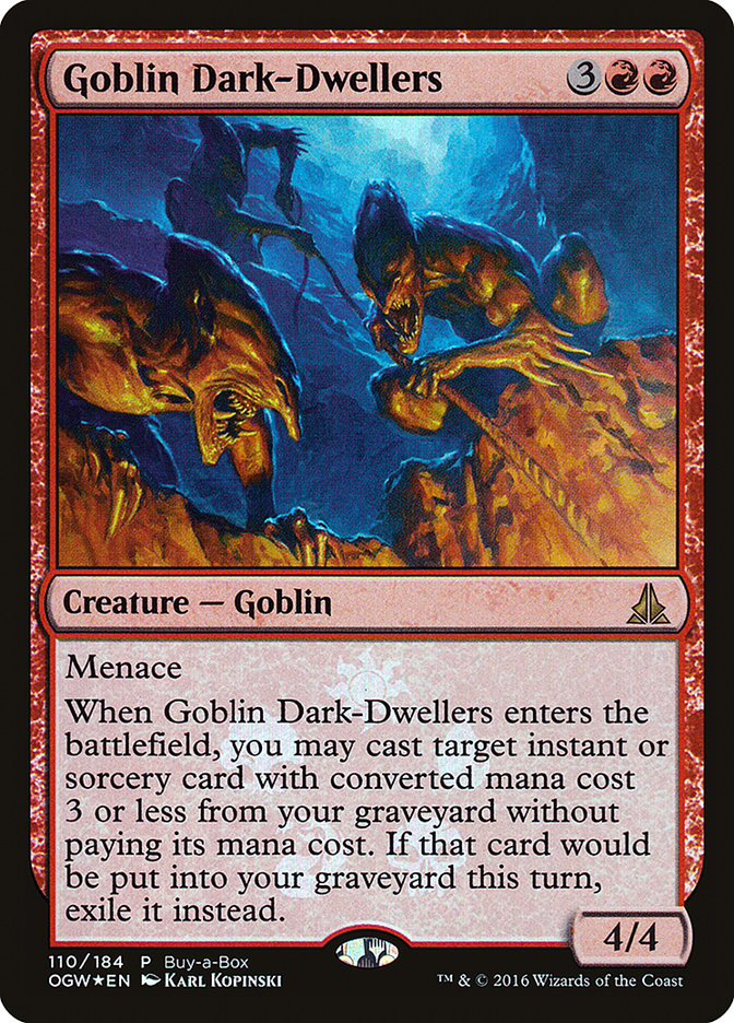 Goblin Dark-Dwellers (Buy-A-Box) [Oath of the Gatewatch Promos] | Game Grid - Logan