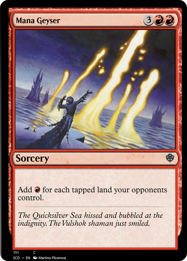 Mana Geyser [Starter Commander Decks] | Game Grid - Logan