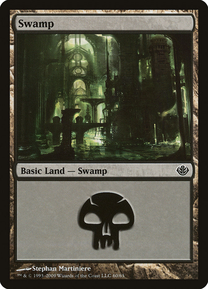 Swamp (60) [Duel Decks: Garruk vs. Liliana] | Game Grid - Logan