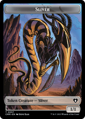 Sliver Army // Sliver Double-Sided Token [Commander Masters Tokens] | Game Grid - Logan