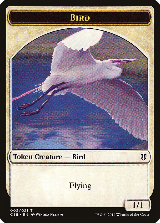 Myr // Bird (002) Double-Sided Token [Commander 2016 Tokens] | Game Grid - Logan