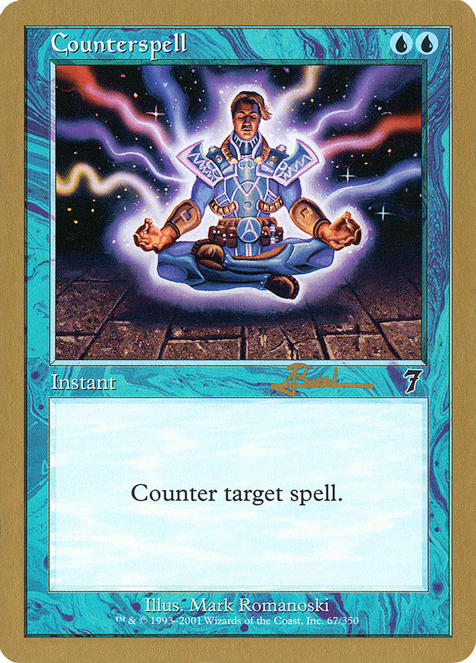 Counterspell (Antoine Ruel) (7ED) [World Championship Decks 2001] | Game Grid - Logan