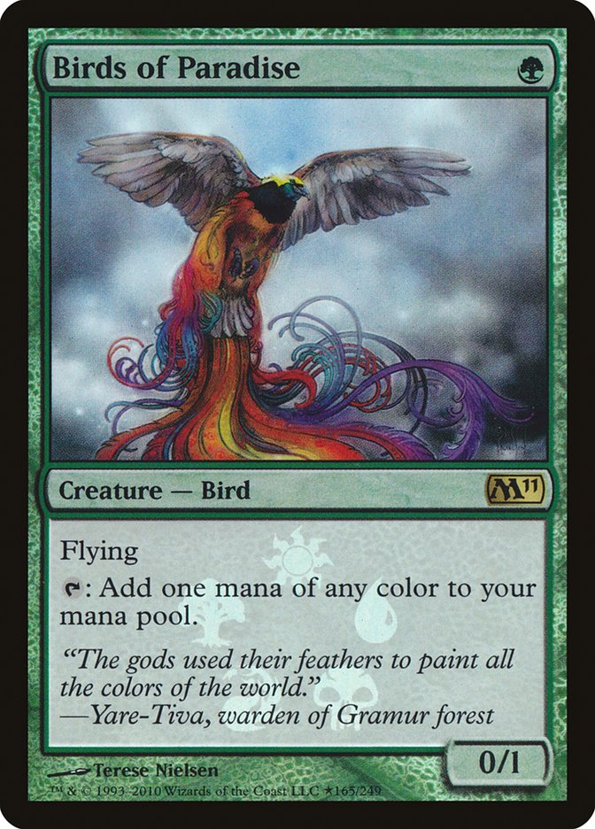 Birds of Paradise (Buy-A-Box) [Magic 2011 Promos] | Game Grid - Logan