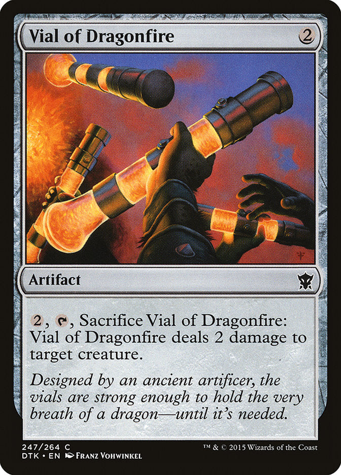 Vial of Dragonfire [Dragons of Tarkir] | Game Grid - Logan